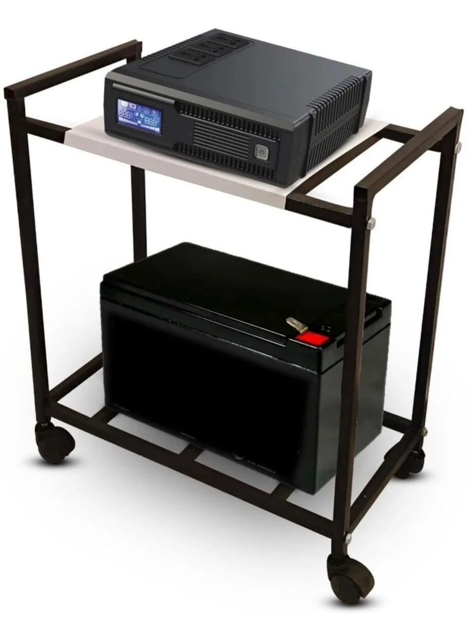 Inverter Trolley for Home battery Stand Desk and Decor