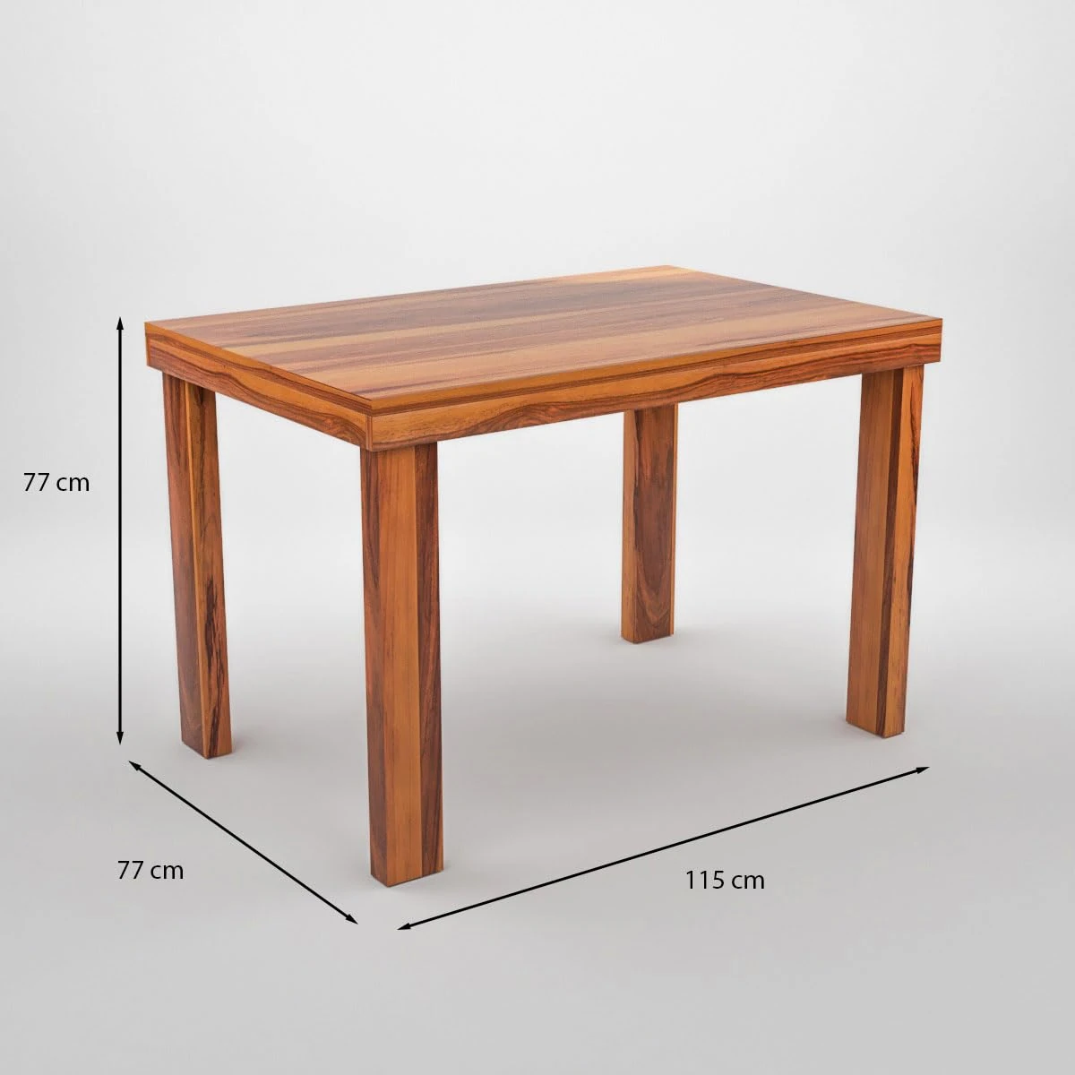4 Seater Dining Set Dining Table Set with Cushioned Chairs for Dining Room Test  Child Category Desk and Decor