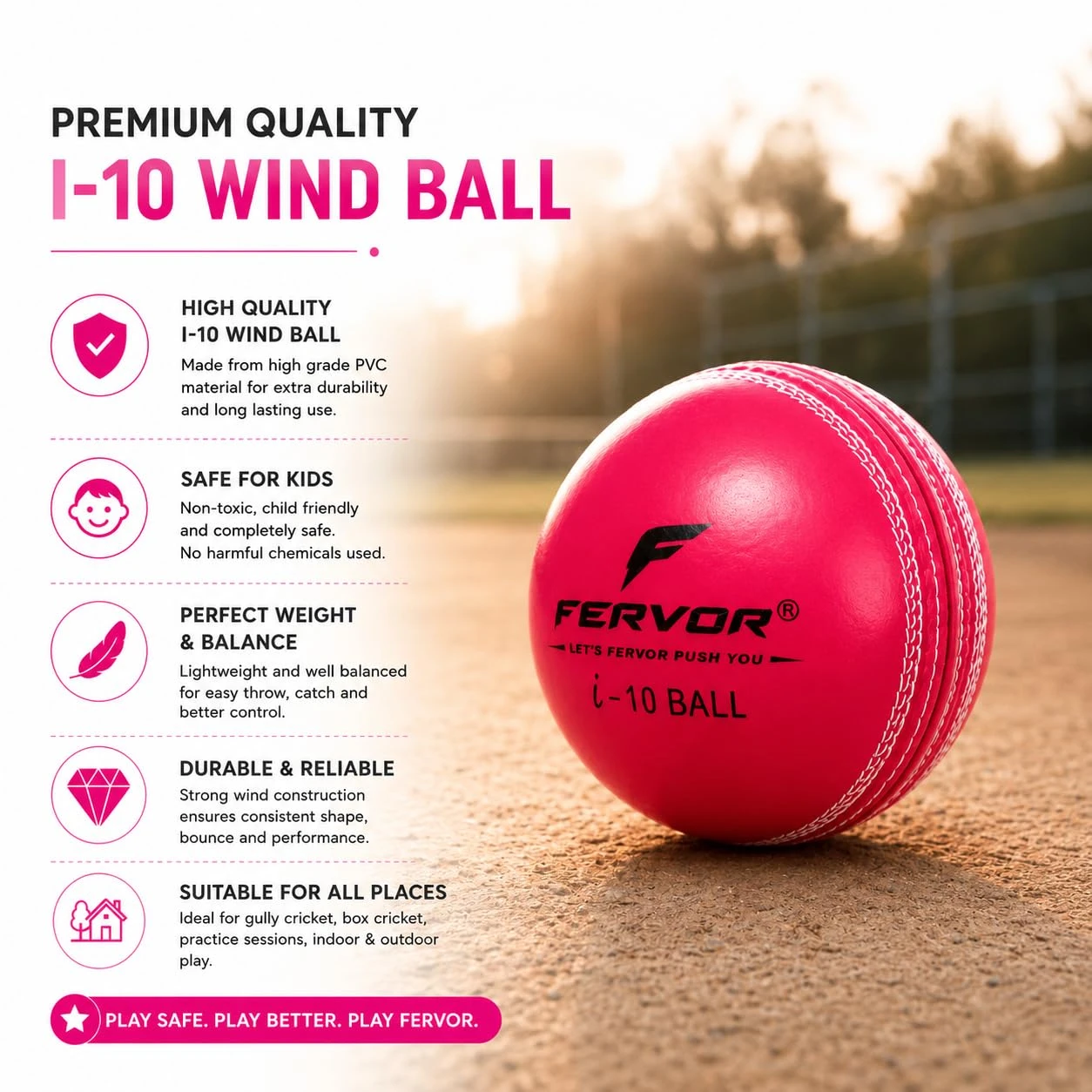 Swing Wind Ball Cricket Ball Test  Child Category Desk and Decor