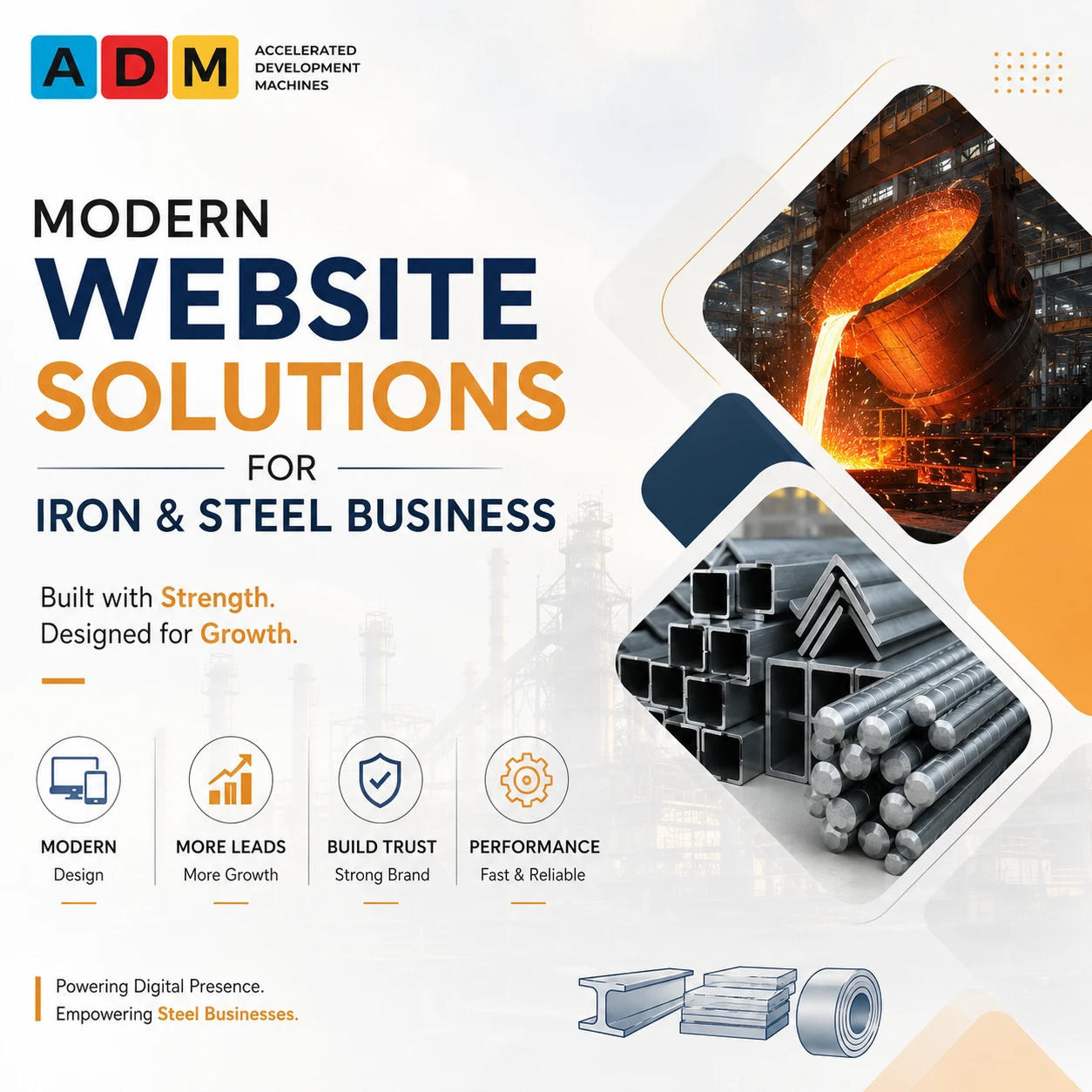 Website development for Iron and Steel Industry