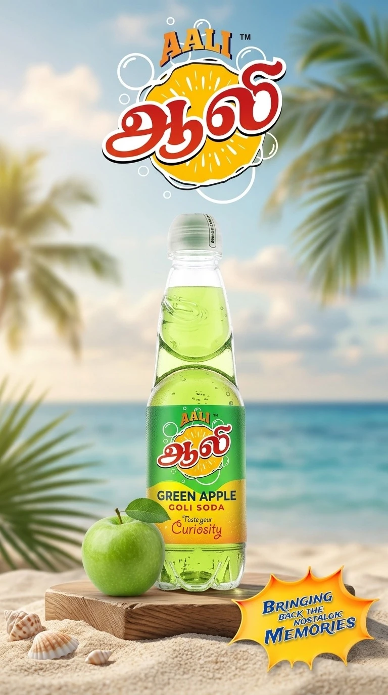 Aali Green Apple Goli Soda