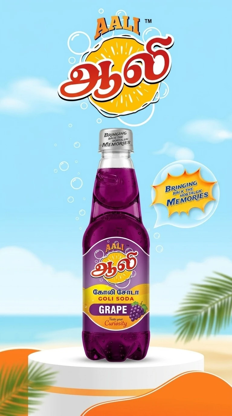 Aali Grape Goli Soda