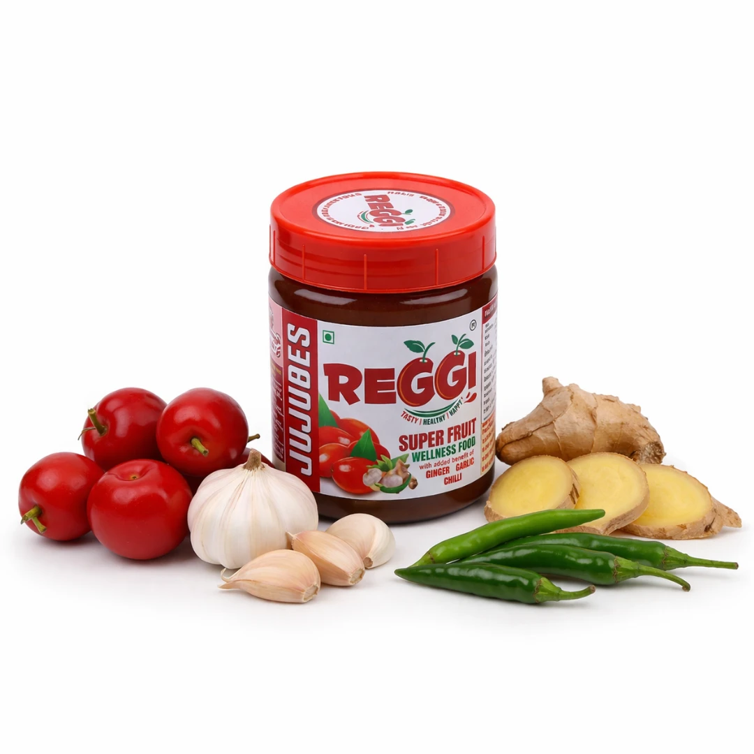 REGGI ELANTHAI FRUIT SPREAD WITH GINGER GARLIC CHILLI (HOT AND SPICY)