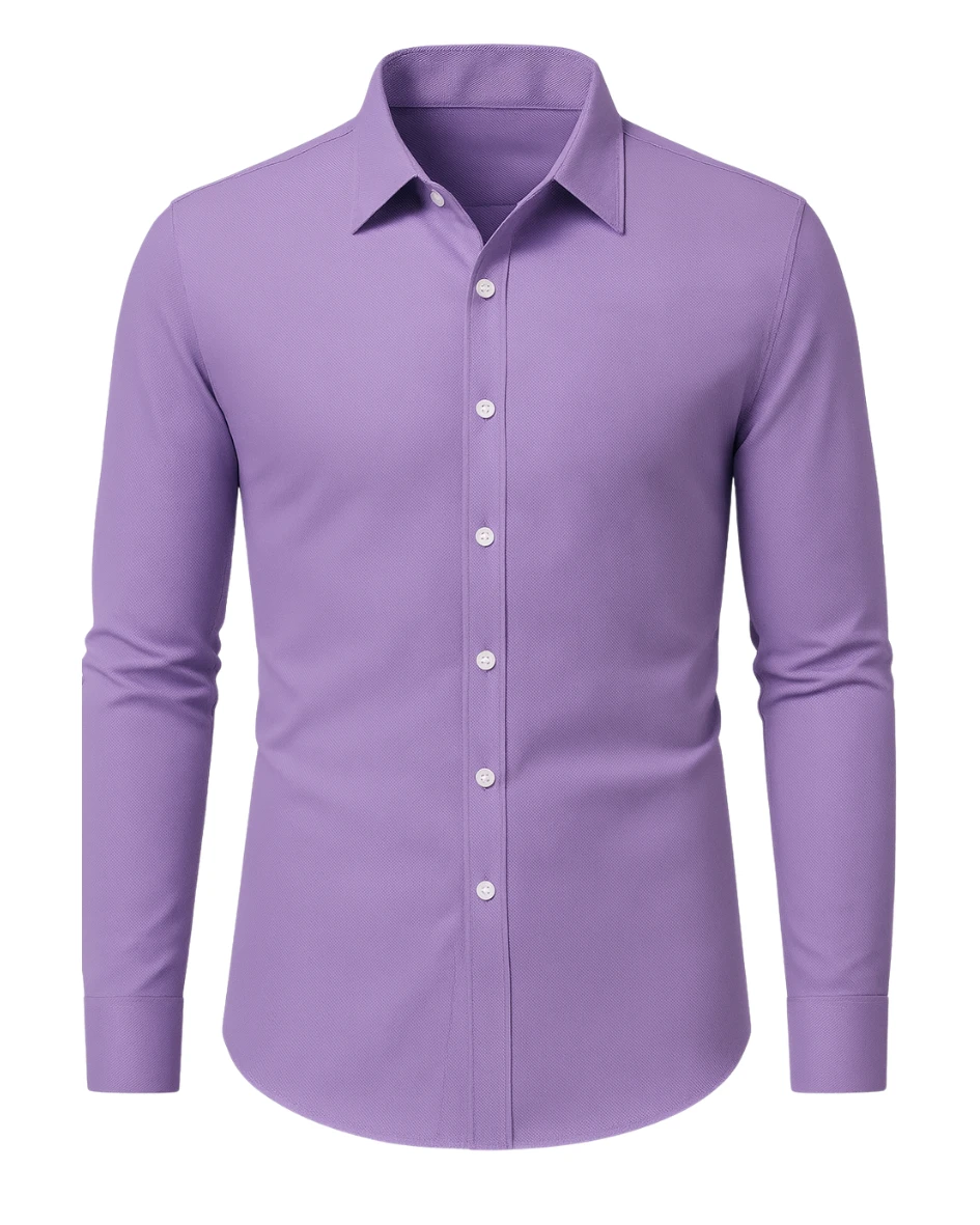 Lavender Corporate Formal Shirt | Executive Office Wear & Employee Gifting