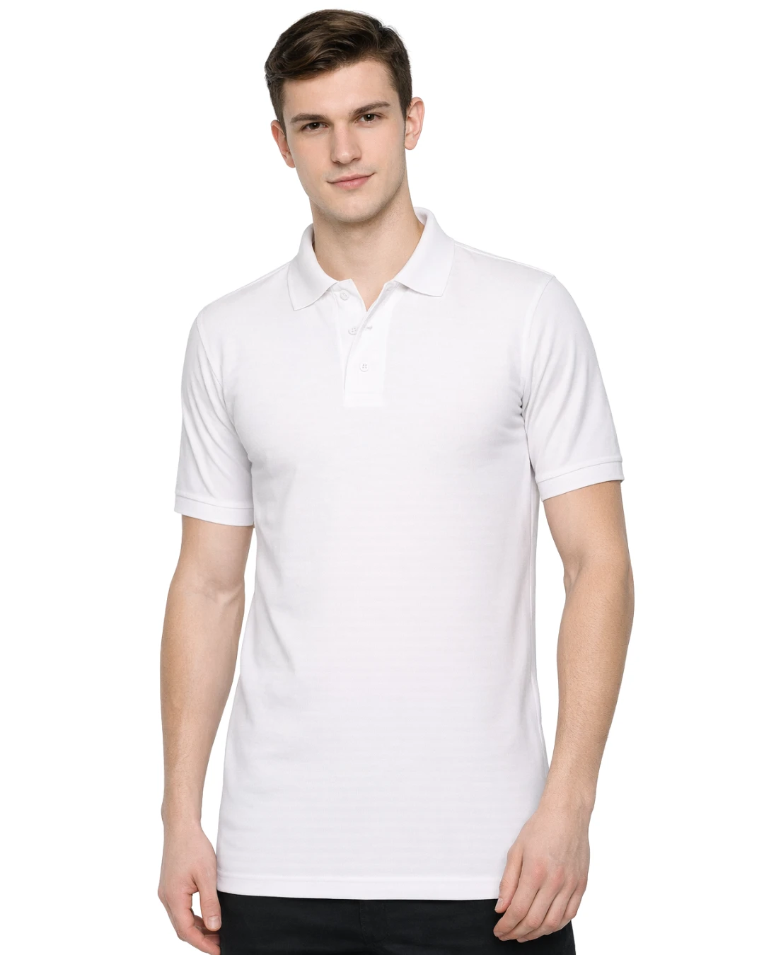 White Corporate Uniform T-shirt | Professional Office Staff Wear
