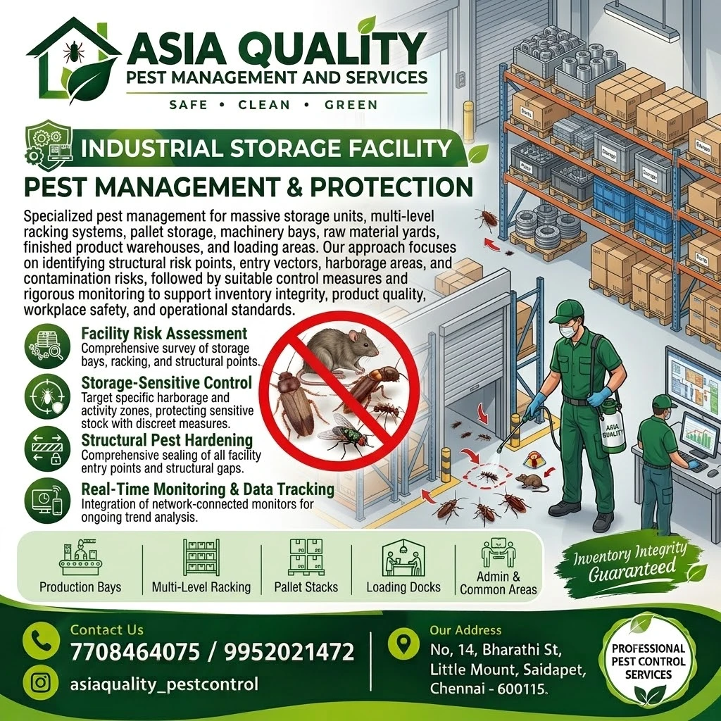 Industrial Storage Facility Pest Management & Protection