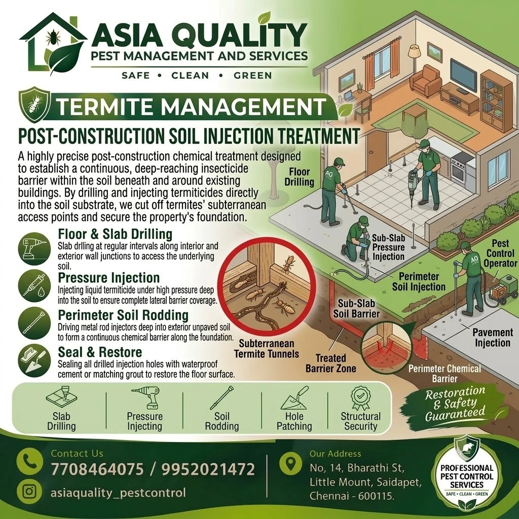 Post-construction – Soil Injection Treatment