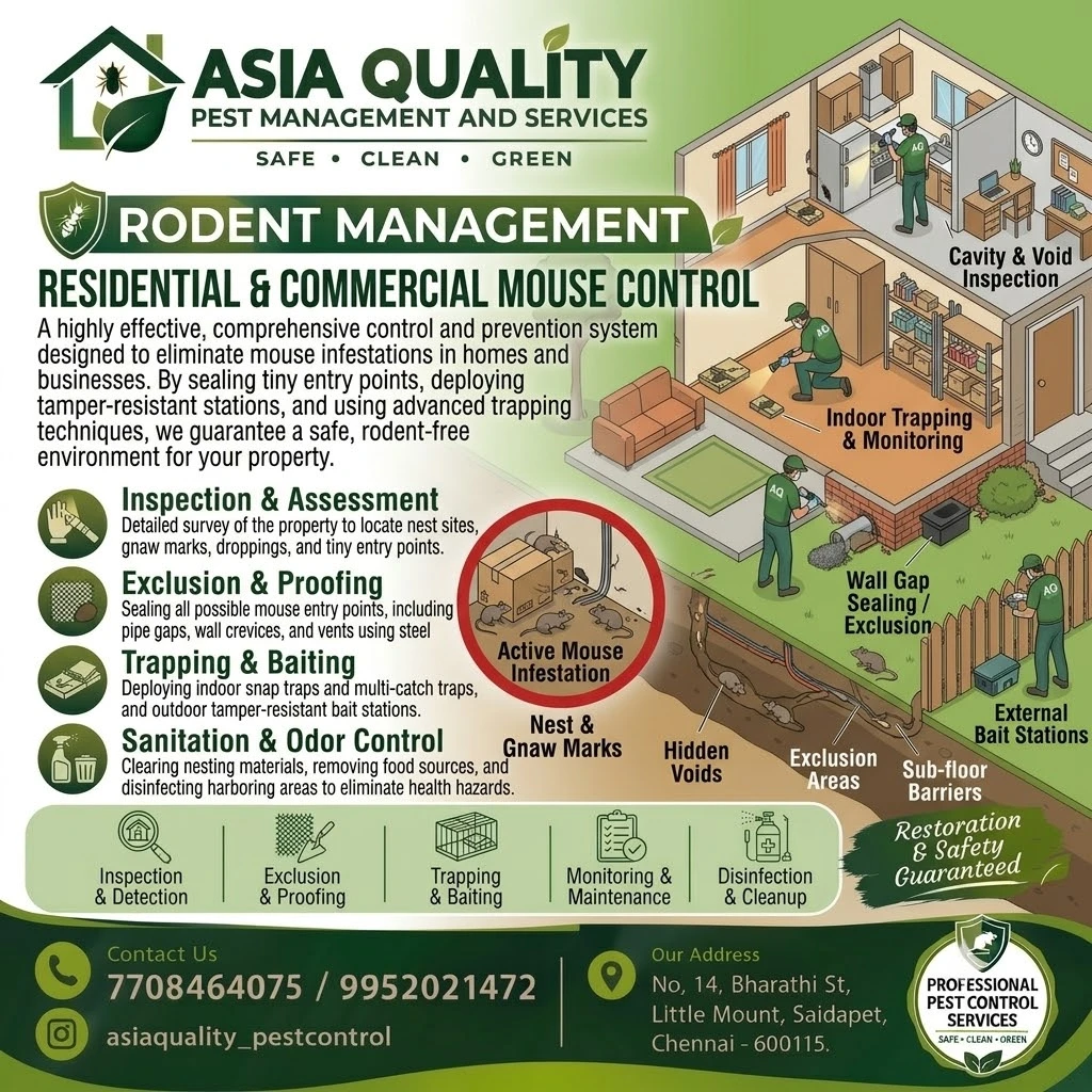 Residential & Commercial Mouse Control