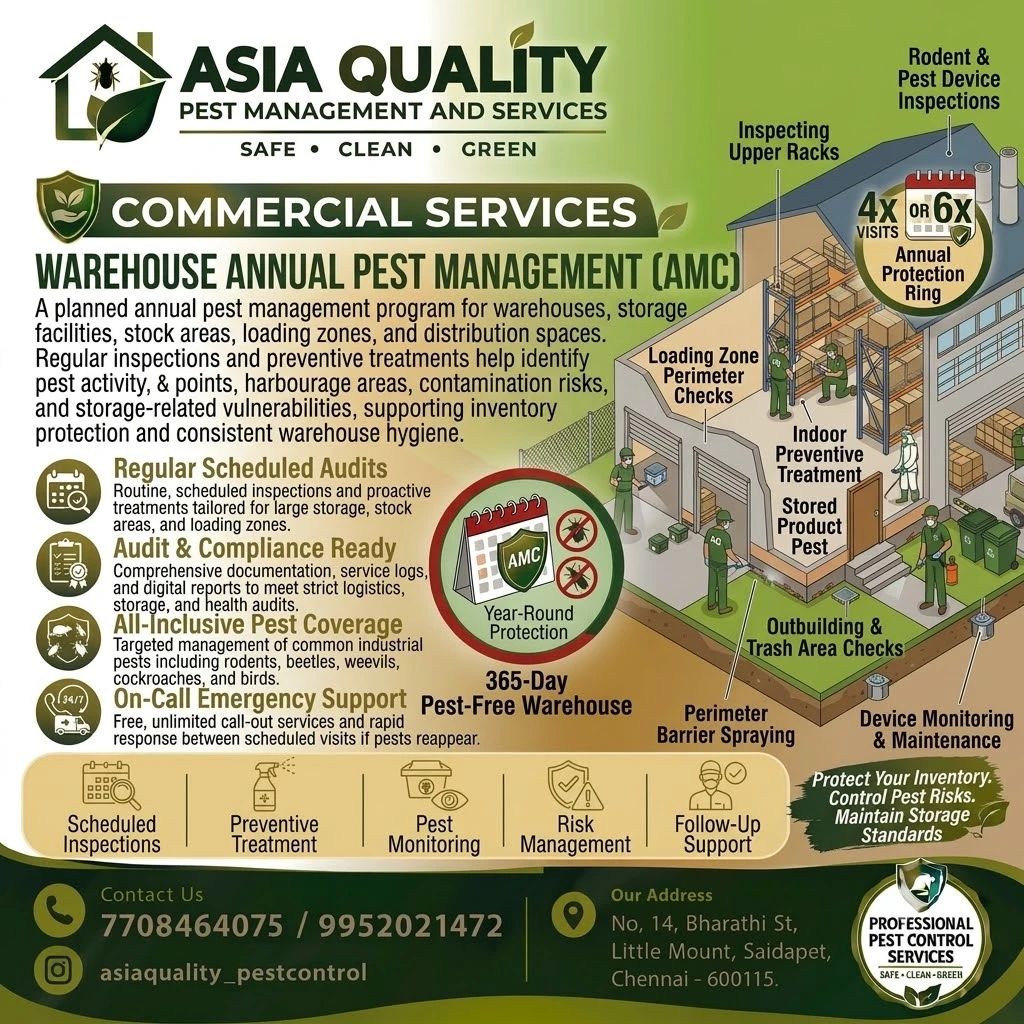 Warehouse Annual Pest Management (amc)